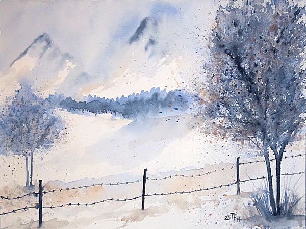 Winter im Gebirge