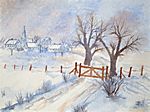 Dorf im Winter Dorf im Winter